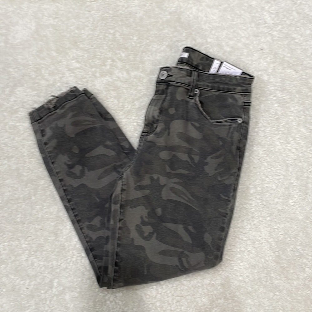 STS Blue Skinny Cropped Camo Jeans